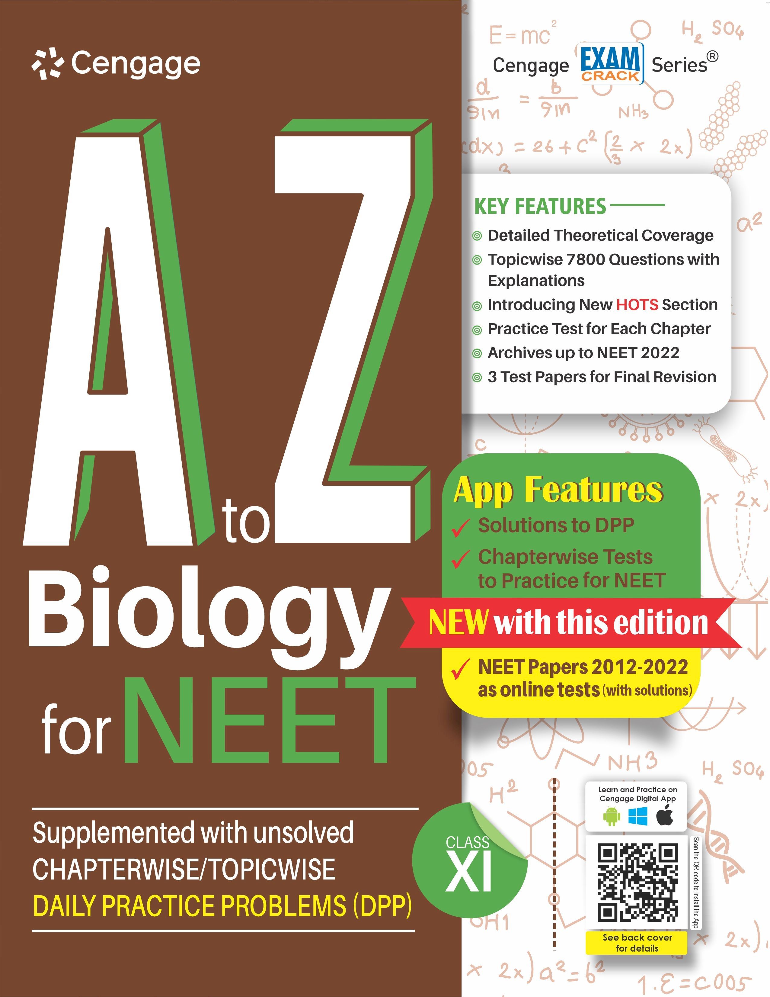 CENGAGE A TO Z BIOLOGY FOR NEET CLASS 11