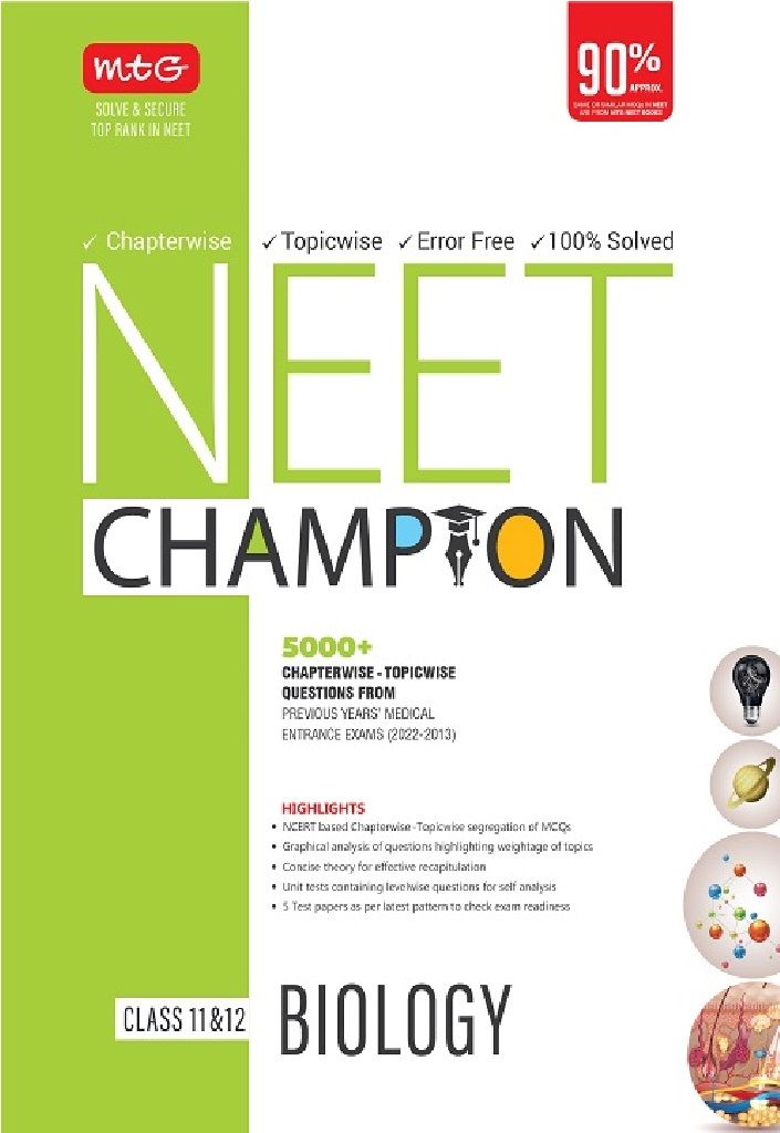 MTG NEET CHAMPION BIOLOGY