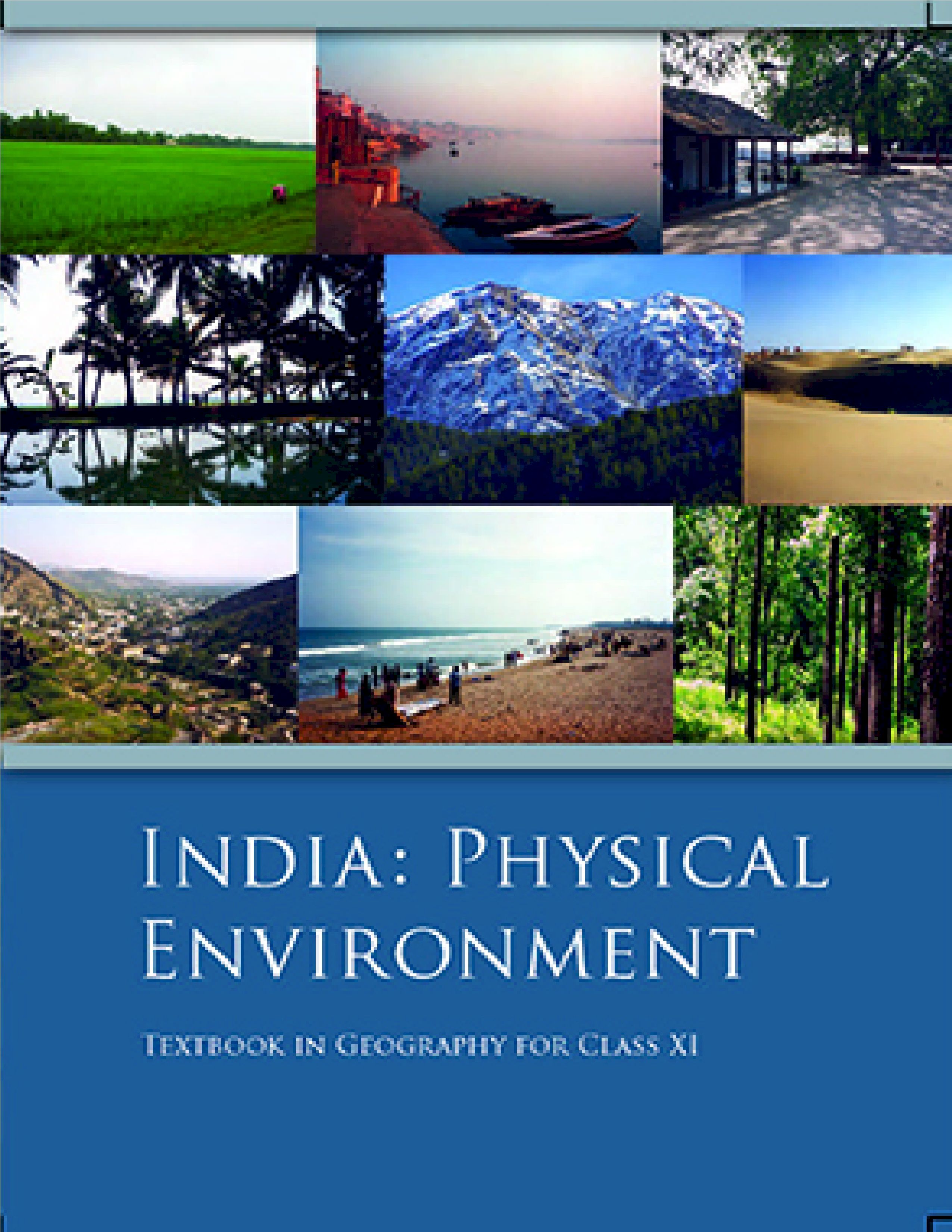 NCERT TEXTBOOK CLASS 11 GEOGRAPHY INDIA PHYSICAL ENVIRNOMENT