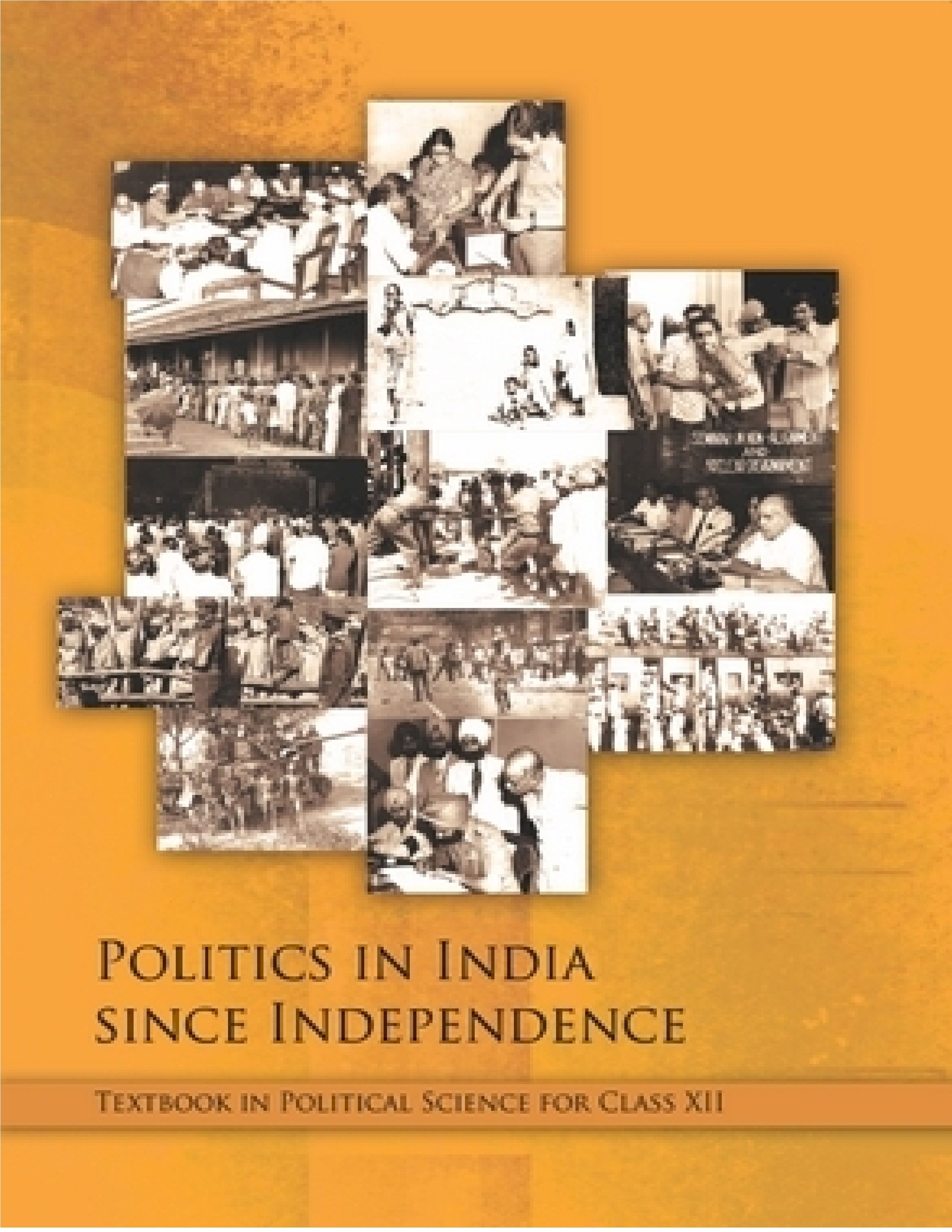 NCERT TEXTBOOK CLASS 12 POLITICAL SCIENCE POLITICS IN INDIA SINCE INDEPENDENCE 