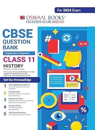 OSWAAL QUESTION BANK CHAPTERWISE & TOPICWISE CLASS 11 HISTORY 