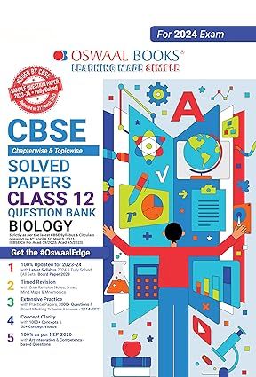 OSWAAL QUESTION BANK CHAPTERWISE & TOPICWISE CLASS 12 BIOLOGY