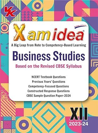 XAM IDEA CHAPTERWISE QUESTION BANK CLASS 12 BUSINESS STUDIES