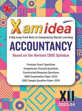 XAM IDEA CHAPTERWISE QUESTION BANK CLASS 12 ACCOUNTANCY