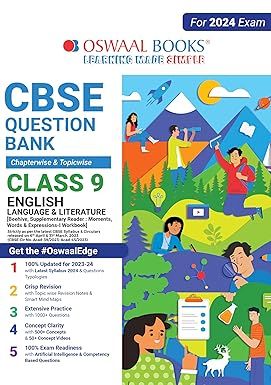 OSWAAL QUESTION BANK CHAPTERWISE & TOPICWISE CLASS 9 ENGLISH LANGUAGE & LITERATURE