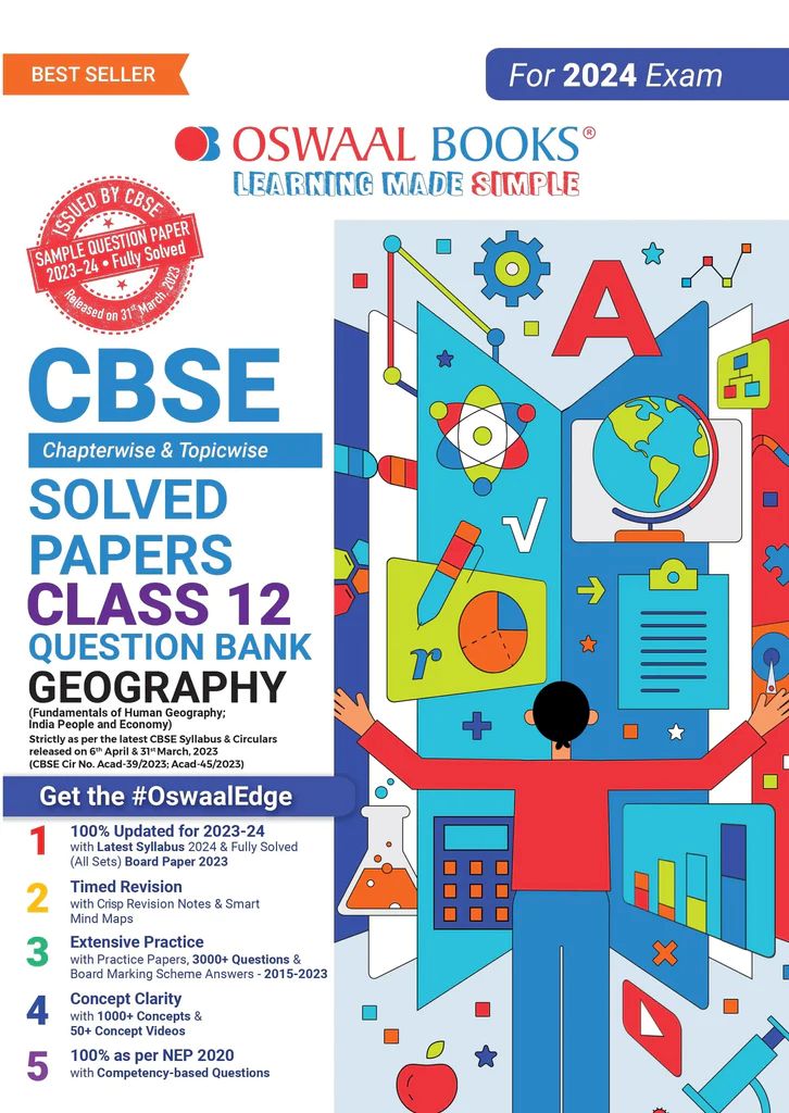 OSWAAL QUESTION BANK CHAPTERWISE & TOPICWISE CLASS 12 GEOGRAPHY 