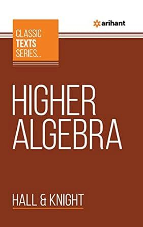 ARIHANT HIGHER ALGEBRA