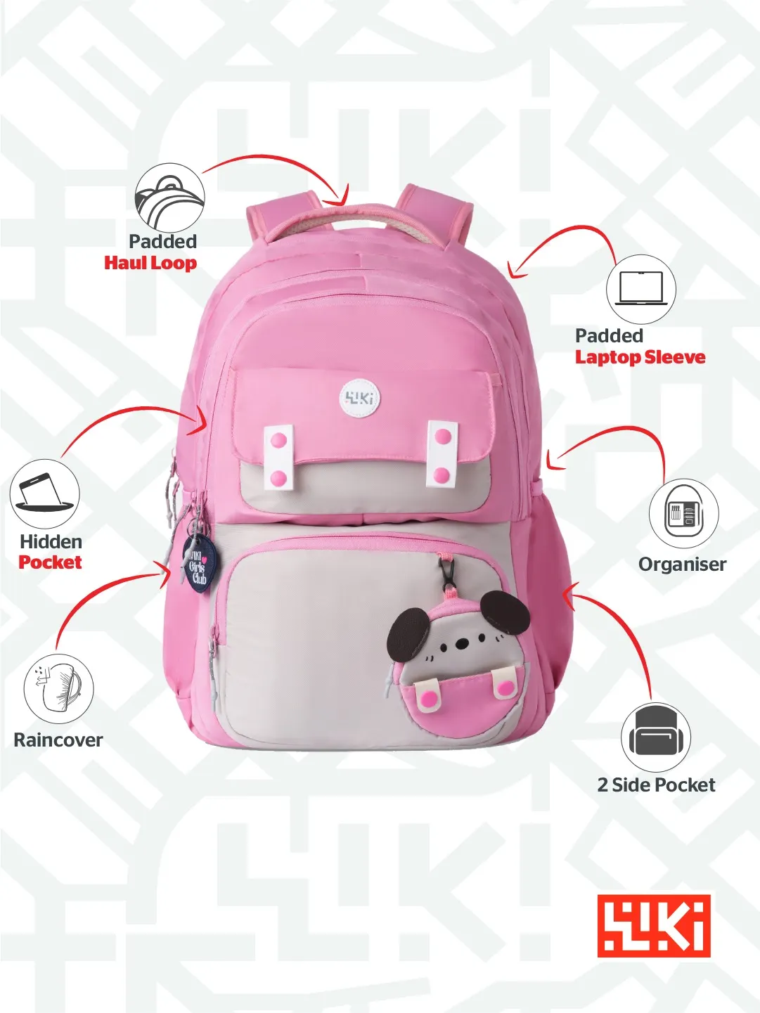 Wiki Bloom 40 L Backpack - Pink