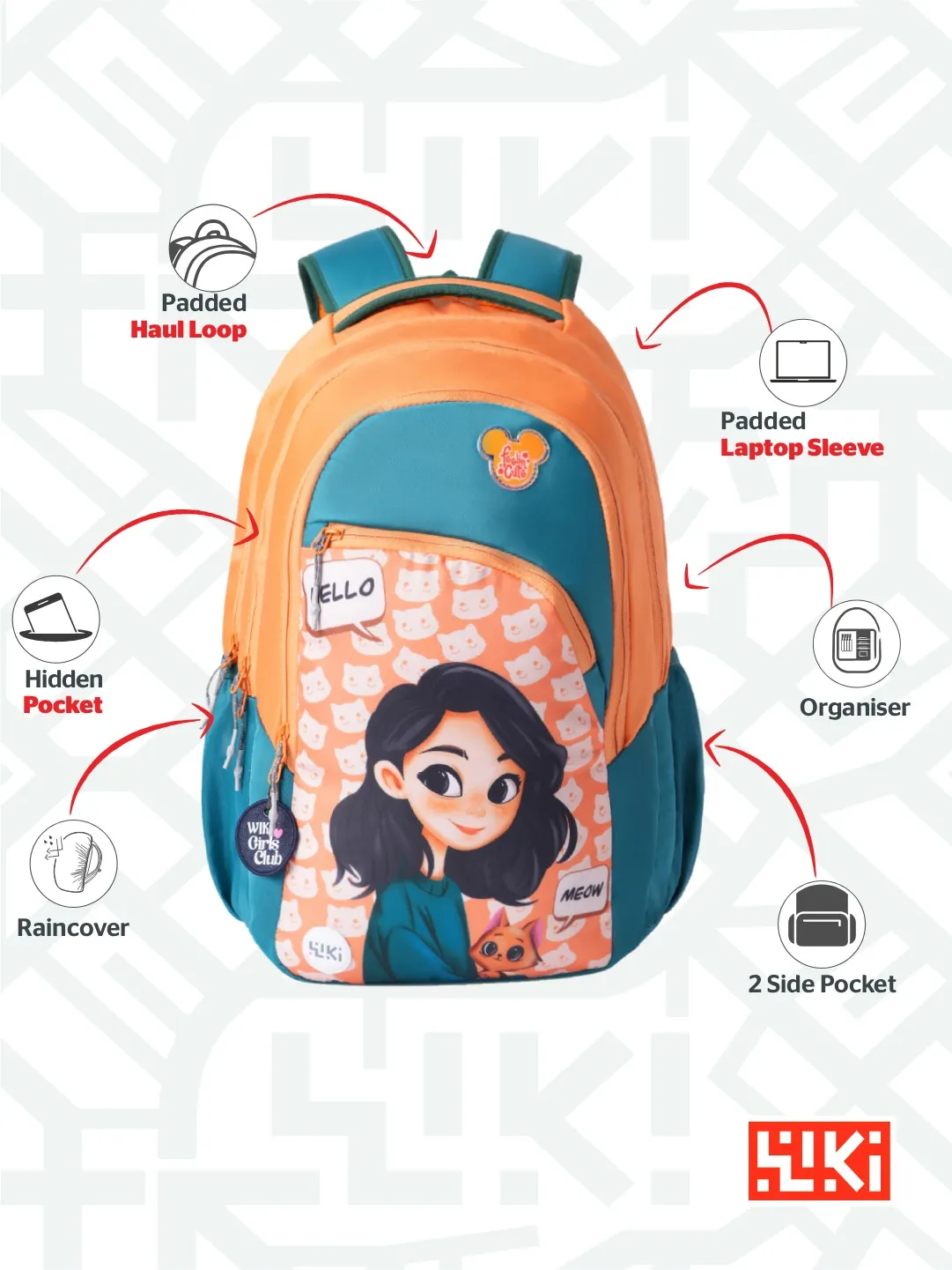 Wiki Charm 38 L Backpack - Green