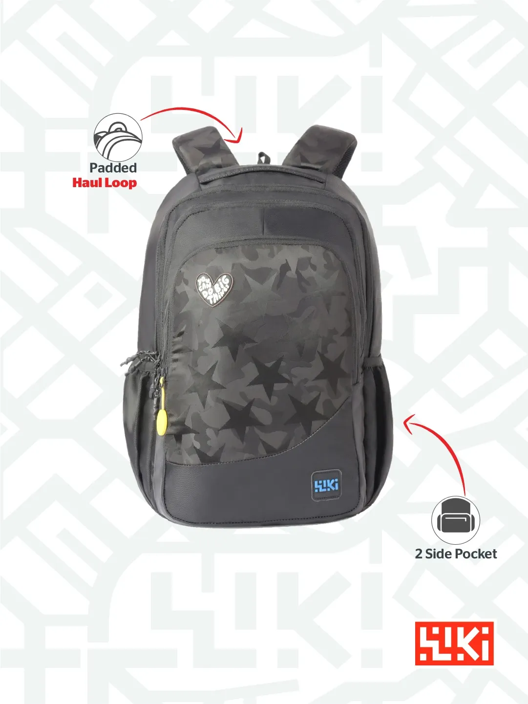 Wiki Doodle 27 L Backpack - Twinkle Black