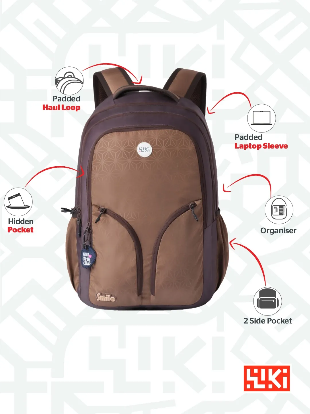 Wiki Slayy 38 L Backpack - Brown