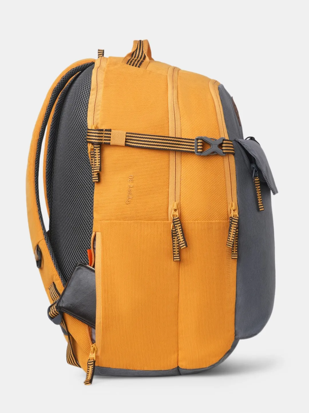 Gypsy 30 Litres Laptop Backpack-Grey Yellow