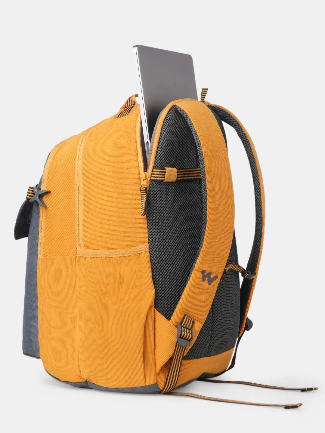 Gypsy 30 Litres Laptop Backpack-Grey Yellow